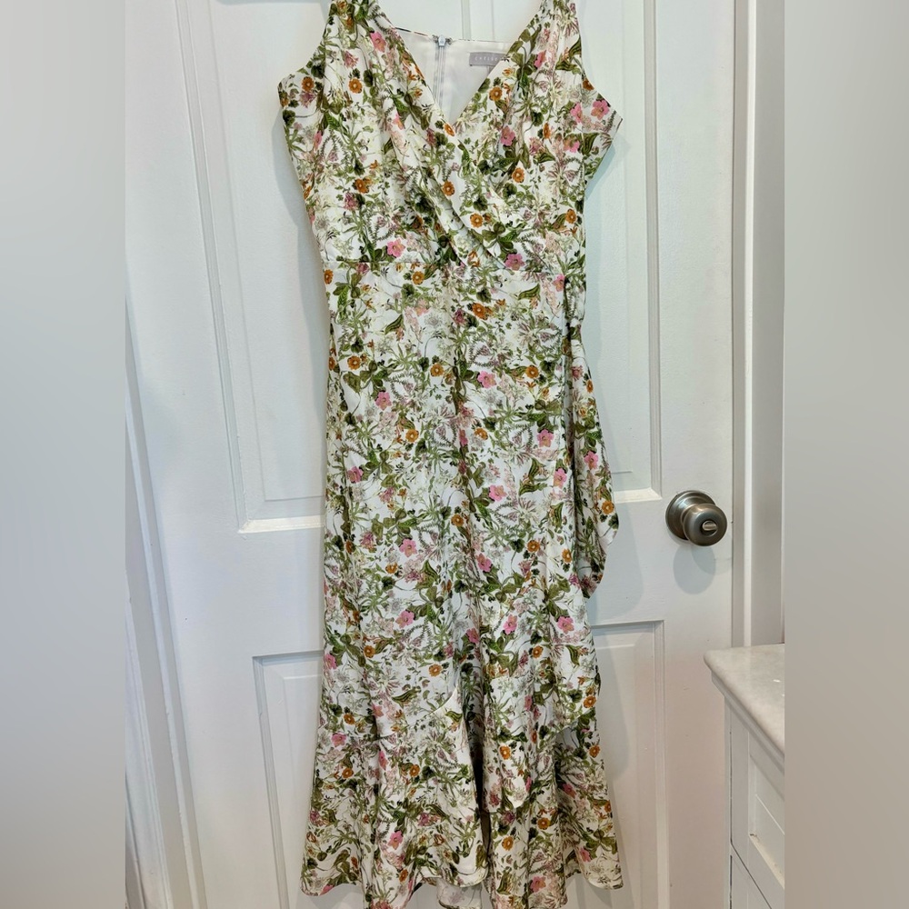 Chelsea28 Faux Wrap Midi Dress